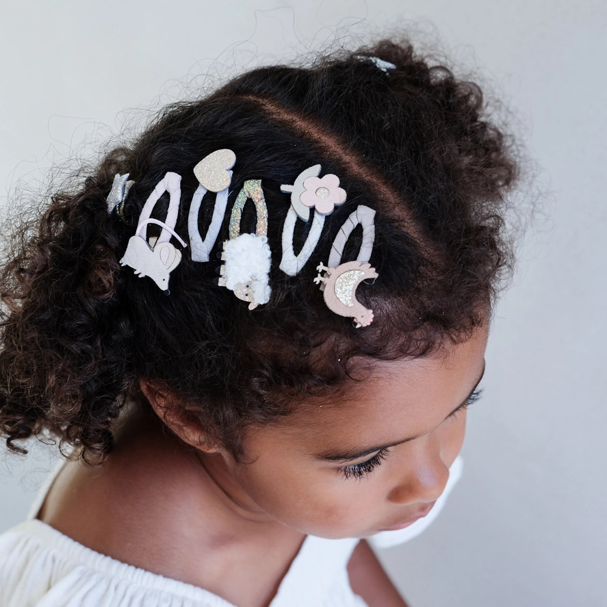 5 hårspænder - Mini Farm Animal Enchanted