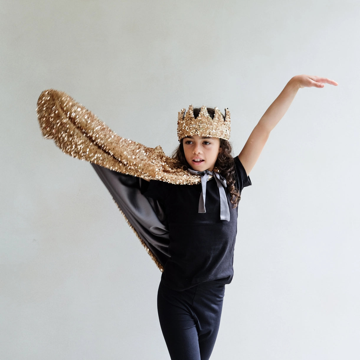 Mimi & Lula - Vendbar krone - Gold Sequin