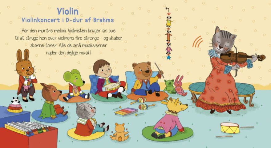 Bog - Mine klassiske musikinstrumenter – En bog med lyd