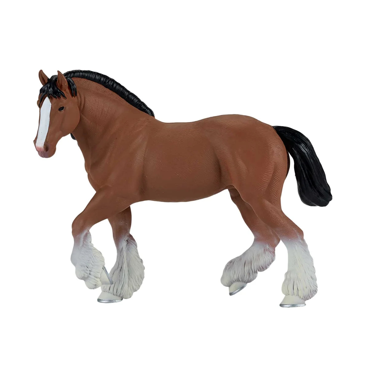 Mojo Clydesdale hest - Brun