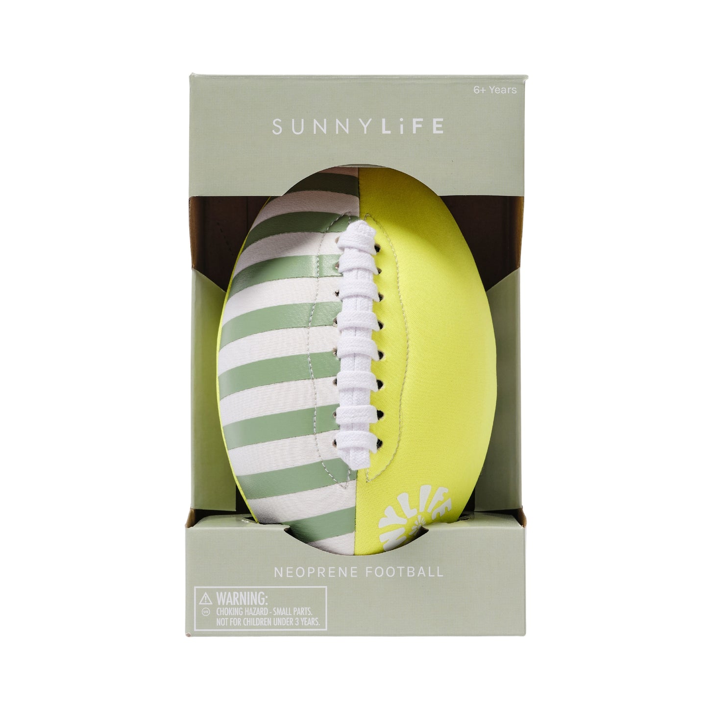 Neoprene Football - Tides Out Citrus