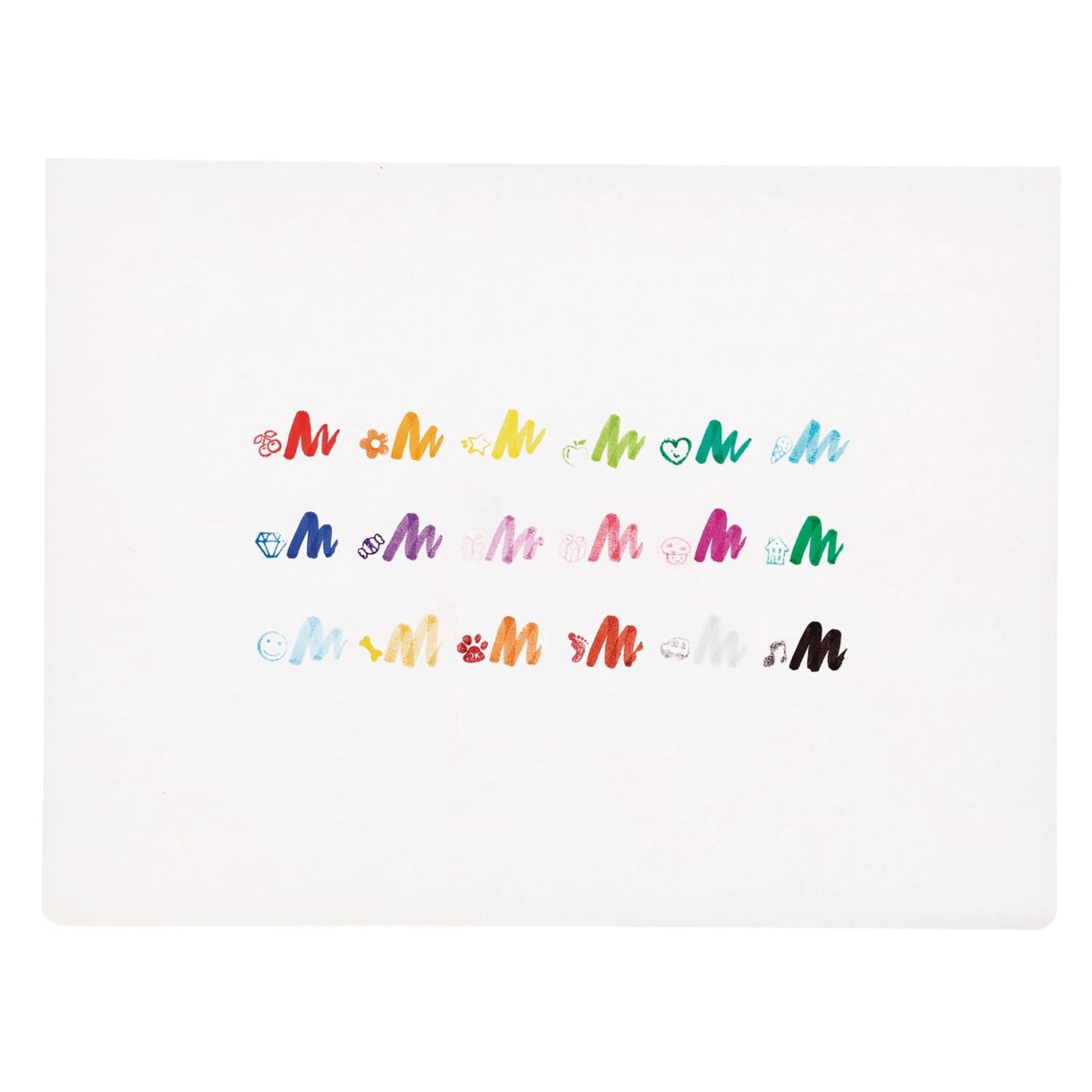 OOLY - Penseltusser med stempel 18 stk - Stampables