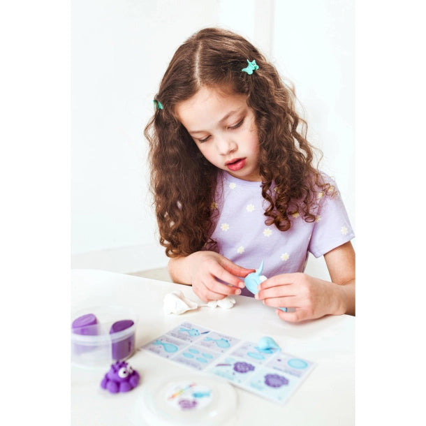 OOLY - Selvhærdende ler -  Ocean BFFs 4 farver - Creatibles