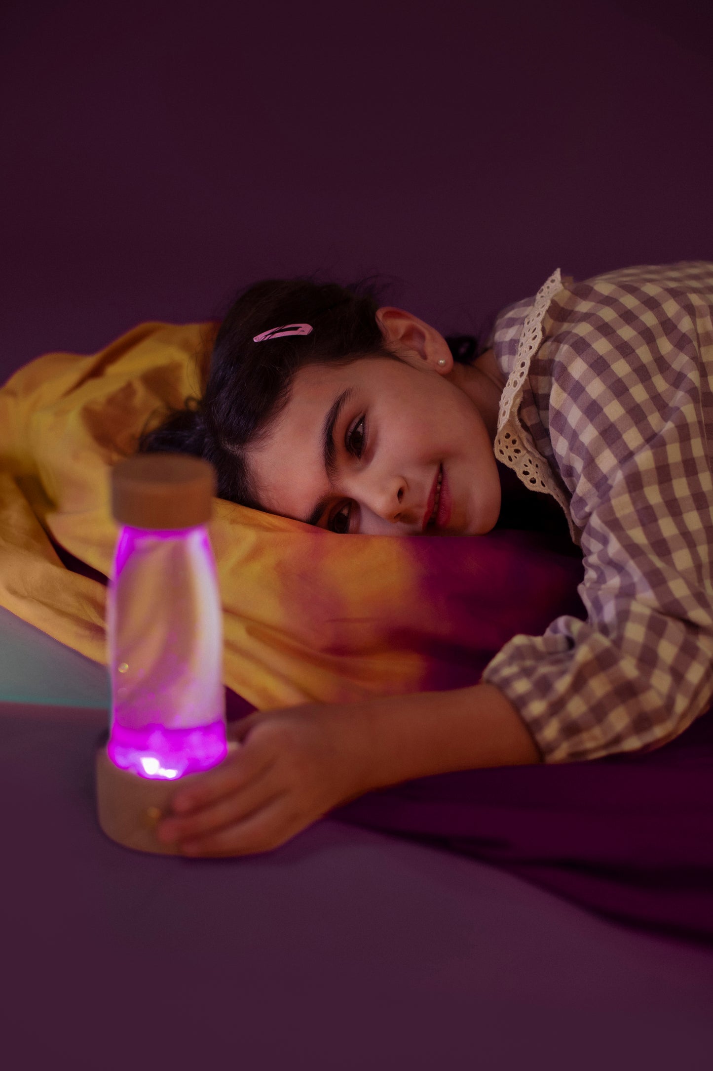 Sensorisk Lysbase til Sanseflasker - PETIT BOUM MAGIC LAMP