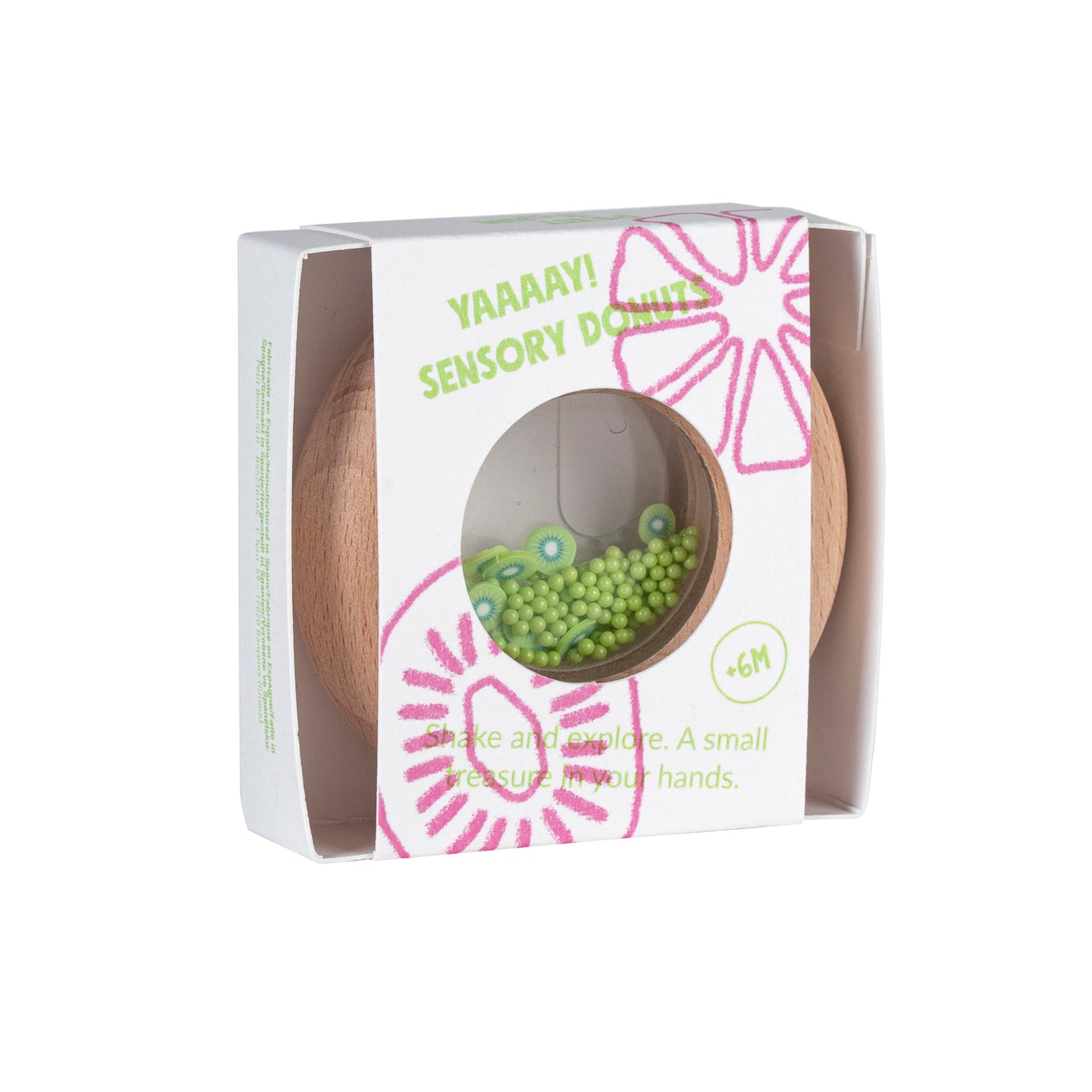 SANSE RANGLE KIWI - SENSORY DONUT KIWIS - SANSELEGETØJ