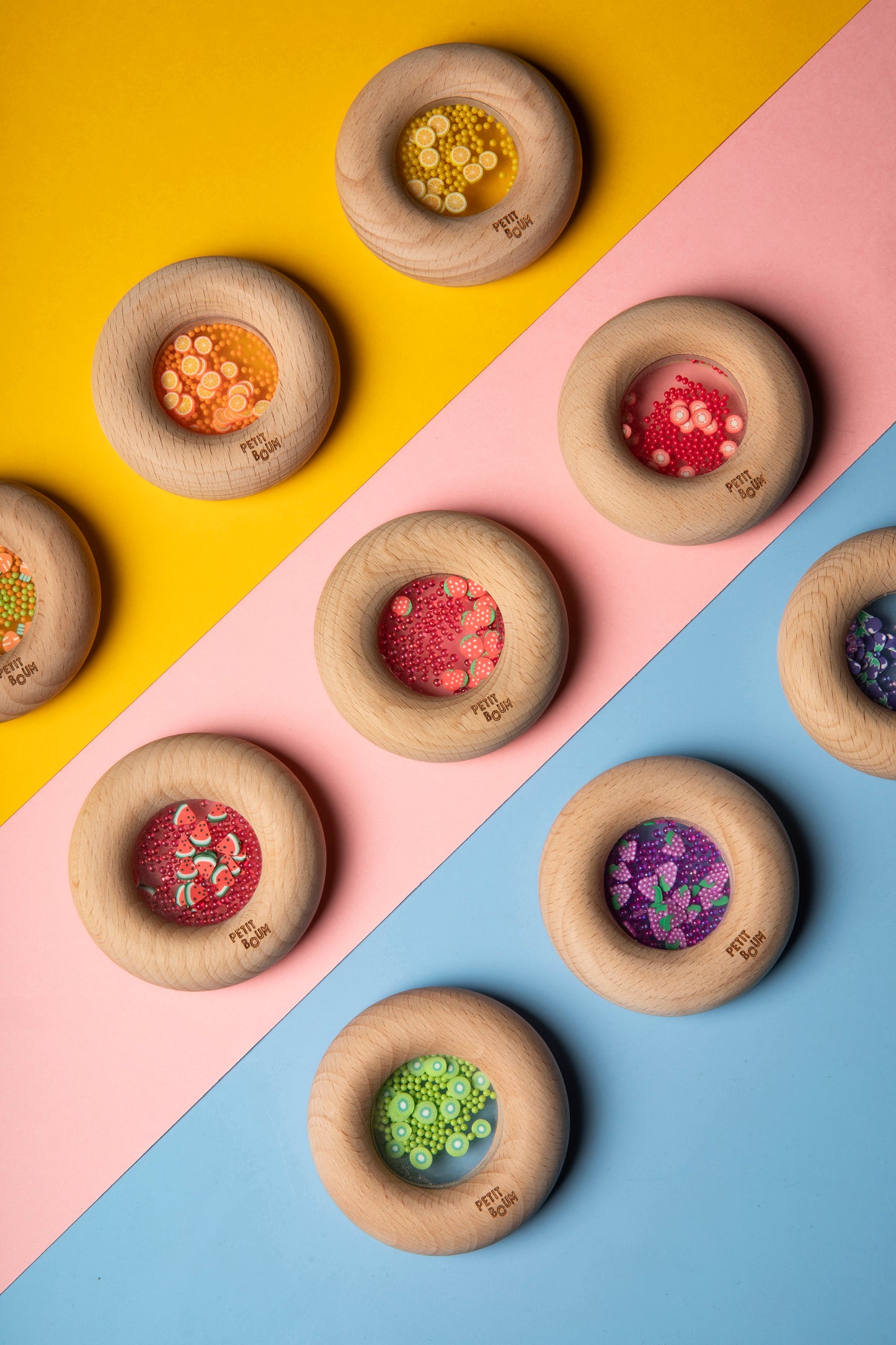 SANSE RANGLE KIWI - SENSORY DONUT KIWIS - SANSELEGETØJ