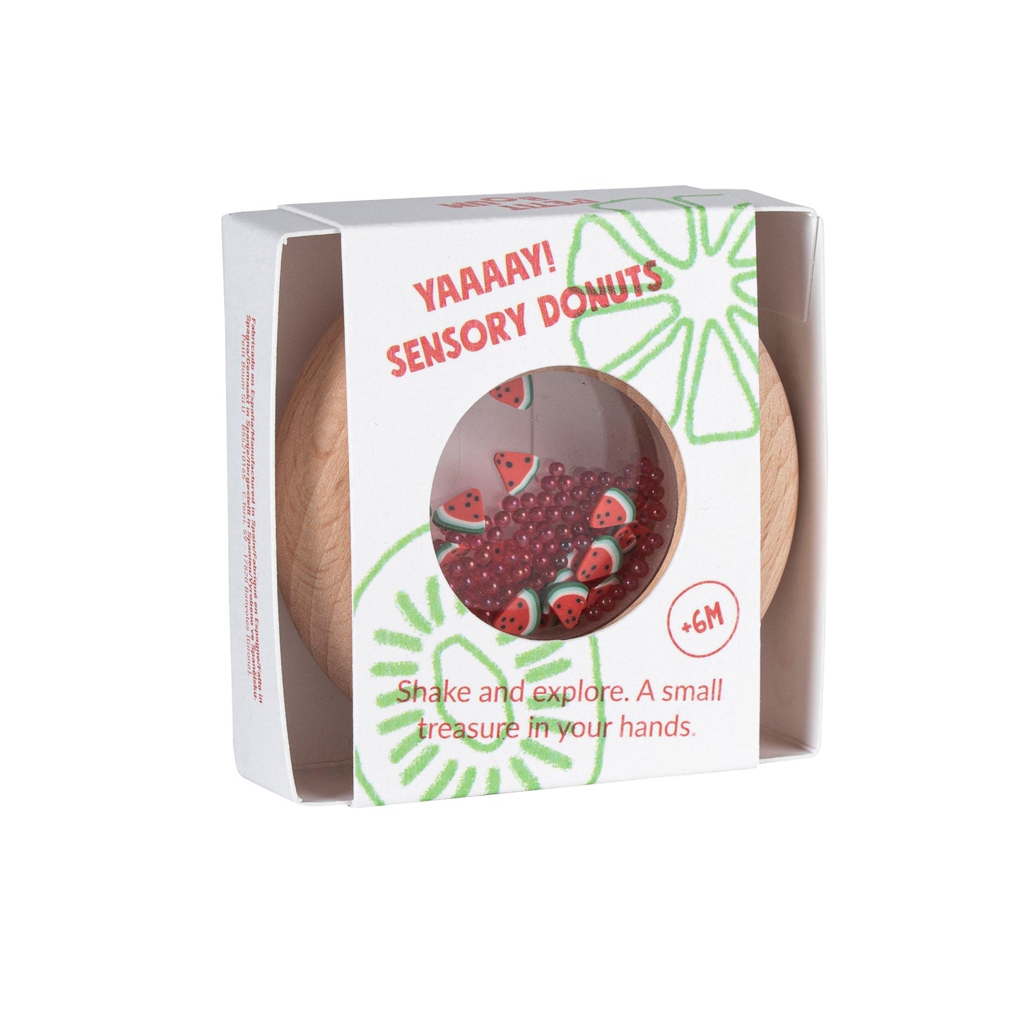 SANSE RANGLE VANDMELON - SENSORY DONUT WATERMELON - SANSELEGETØJ