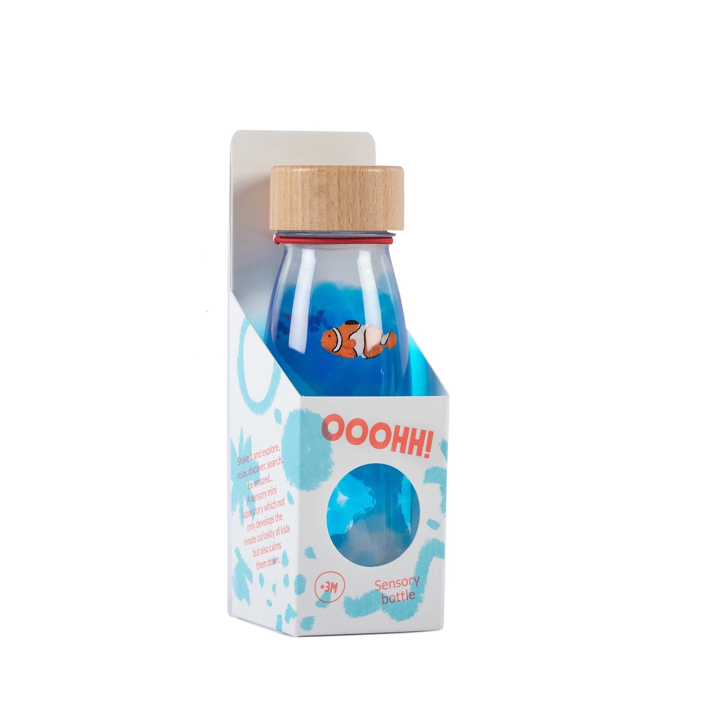 SANSE FLASKE -  SOUND BOTTLE BLUE FISH - SANSELEGETØJ