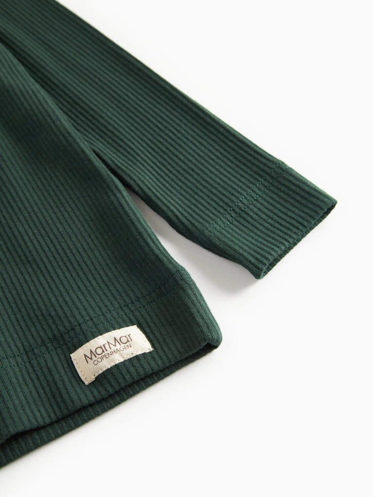 Tee LS, T-shirt - Dark Leaf