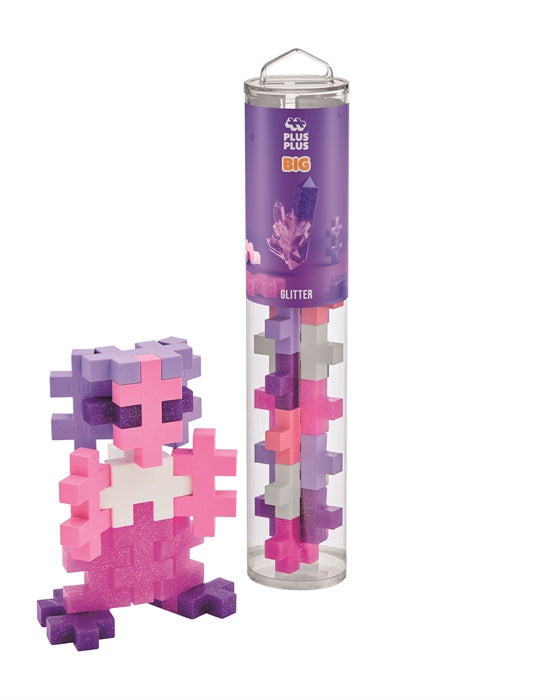 Plus-Plus BIG Glitter 15 stk / rør