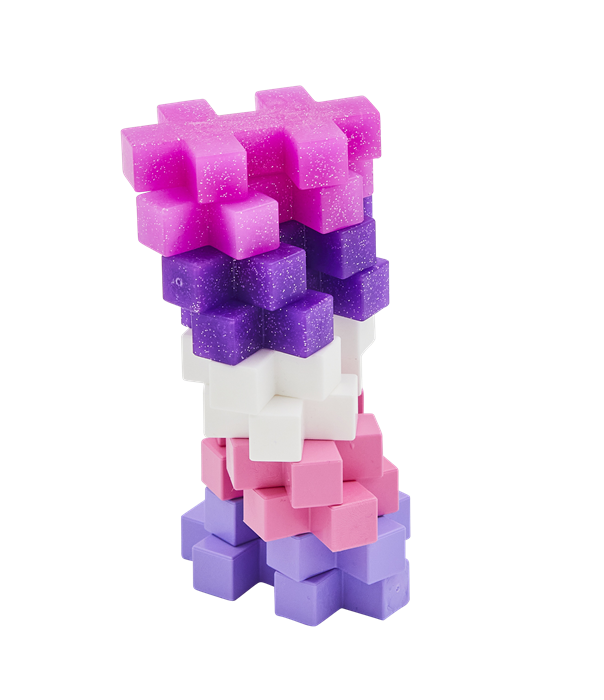 Plus-Plus BIG Glitter 15 stk / rør