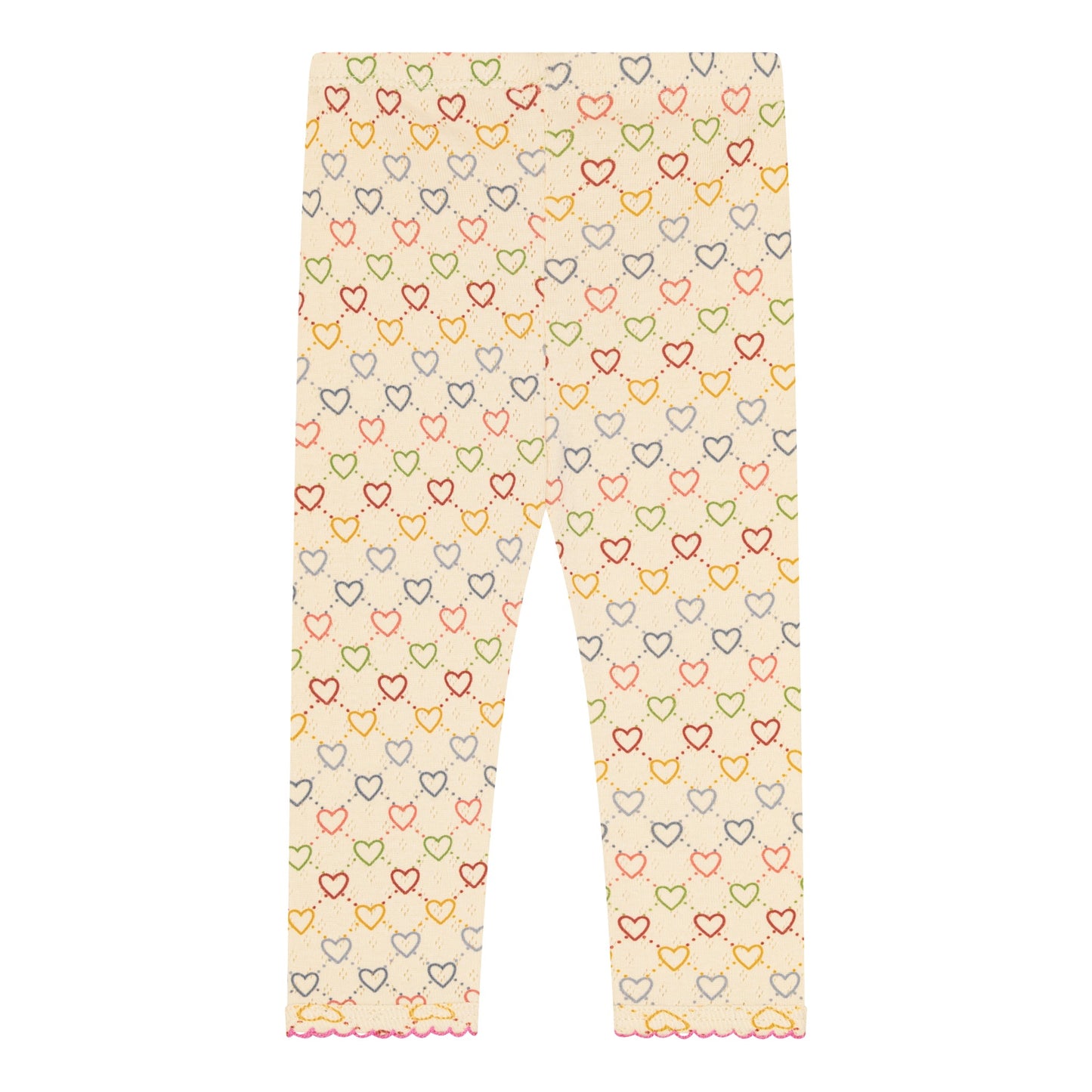 Bukser - Pointelle hearts mini Leggings
