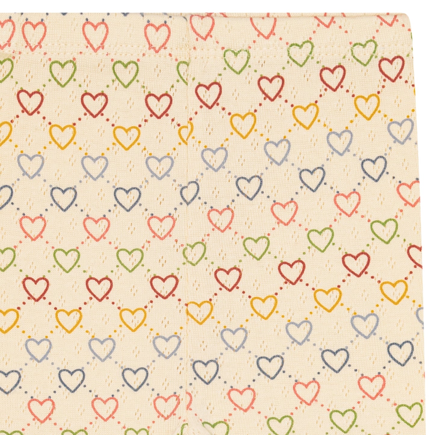 Bukser - Pointelle hearts mini Leggings