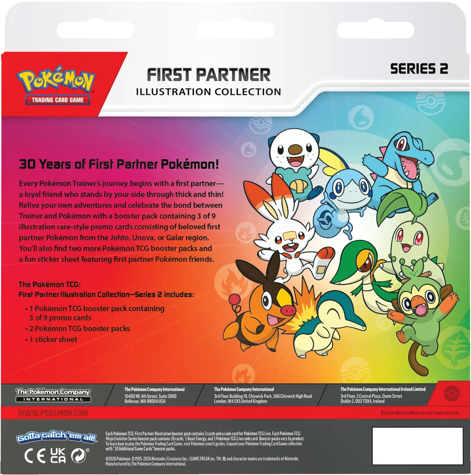 Pokémon First Partner Illustration Collection: Series 2