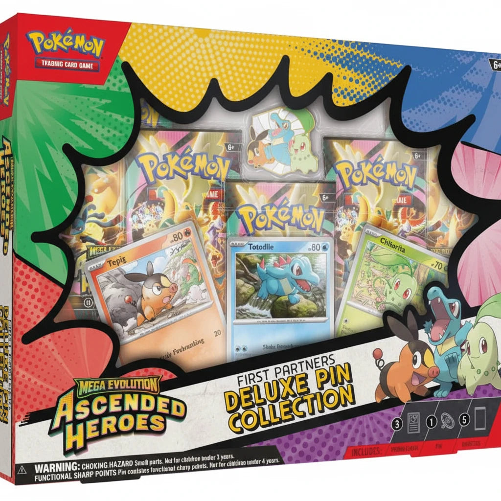 Pokémon – Mega Evolution – Ascended Heroes – Deluxe Pin Collection