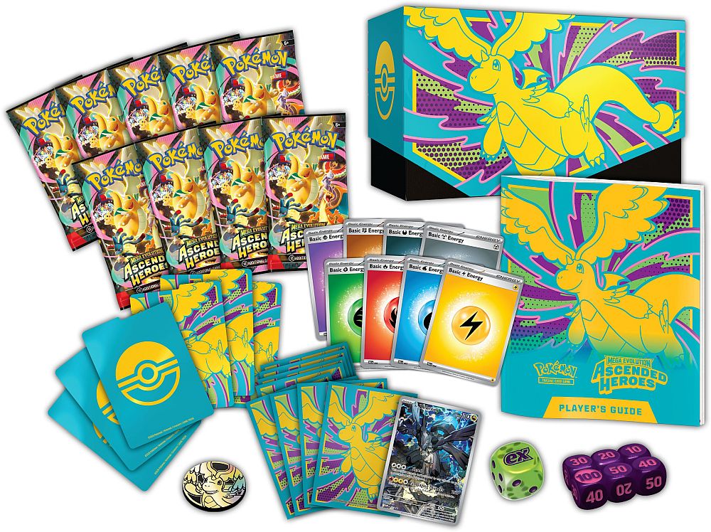 Pokemon Mega Evolution: Ascended Heroes - Elite Trainer Box - Forudbestilling