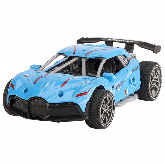 Bil - Pull back car w/sound, blue