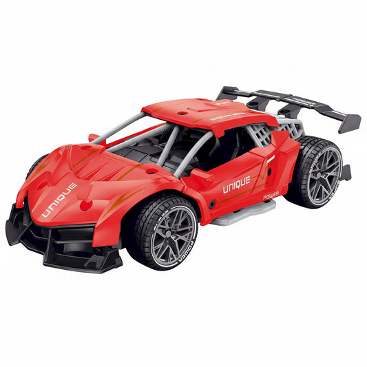 Bil - Pull back car w/sound, red