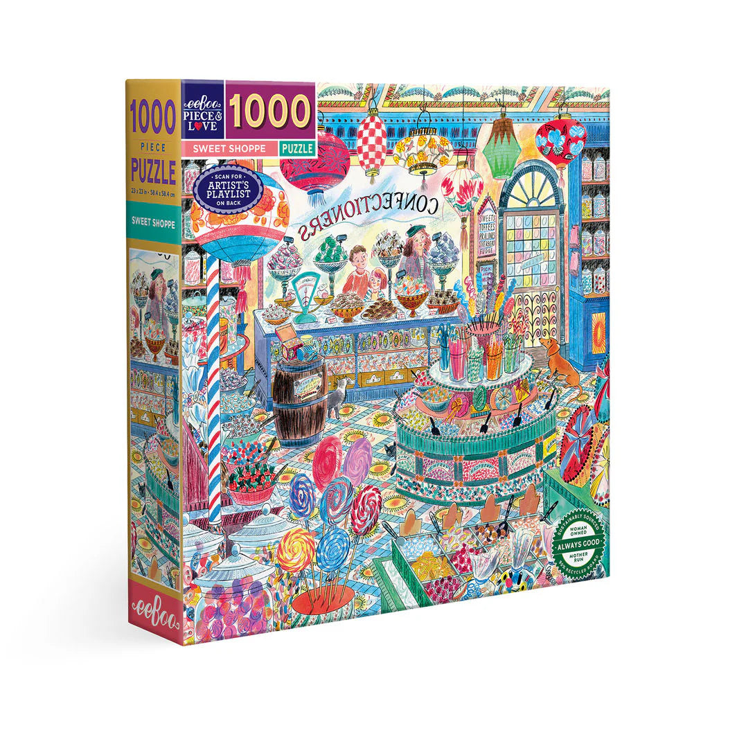 Puslespil 1000 brk - Sweet Shoppe - Eeboo