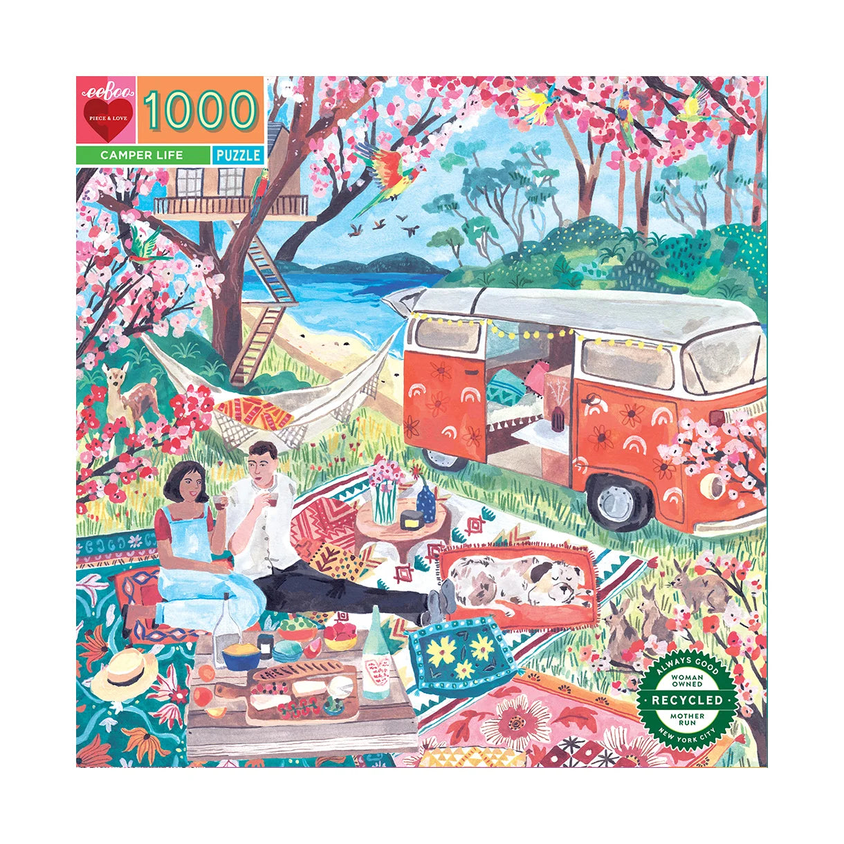 Puslespil 1000 brk - Camper Life - eeBoo