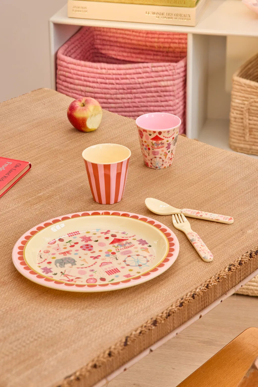 Rice Lille Børnekop - Pink - Fun Fair