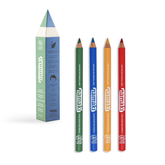 SLIM PENCILS SET YELLOW/GREEN/BLUE/RED