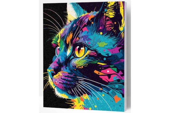 SPLAT PLANET Diamond art på lærred 30x40cm, kat