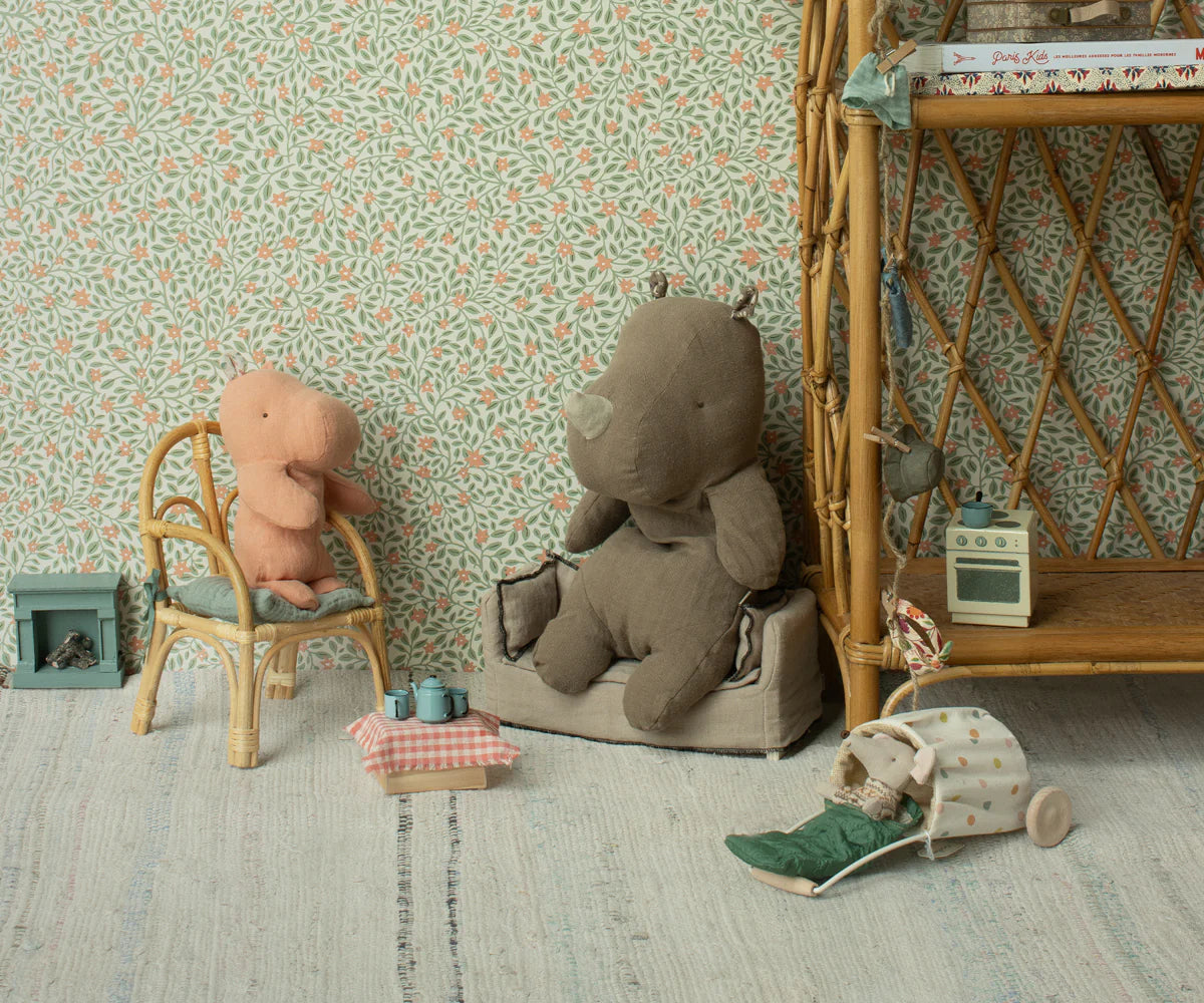 Safari friends - Næsehorn - Medium - Lysebrun