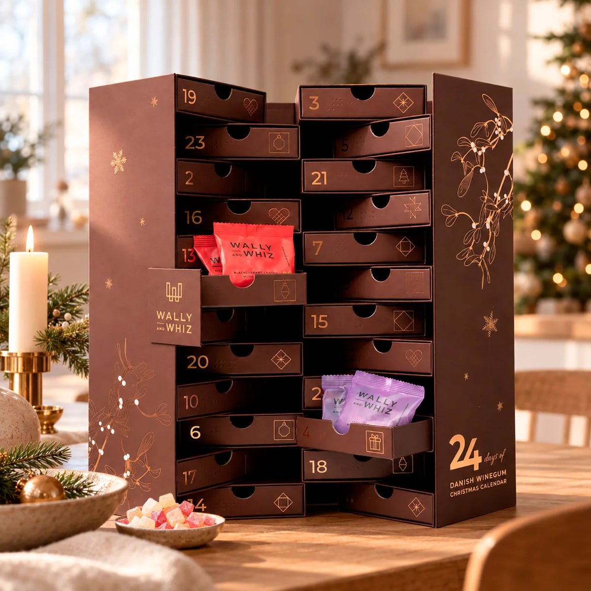 Wally and Whiz Sharing-Julekalender 2026 – 550 g