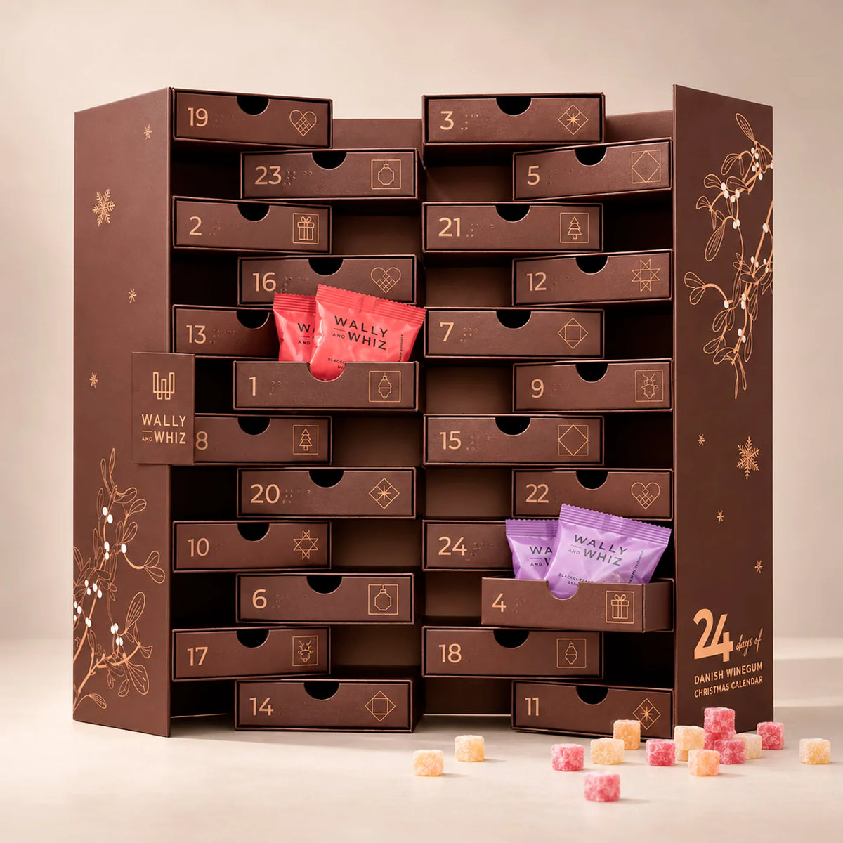 Wally and Whiz Sharing-Julekalender 2026 – 550 g