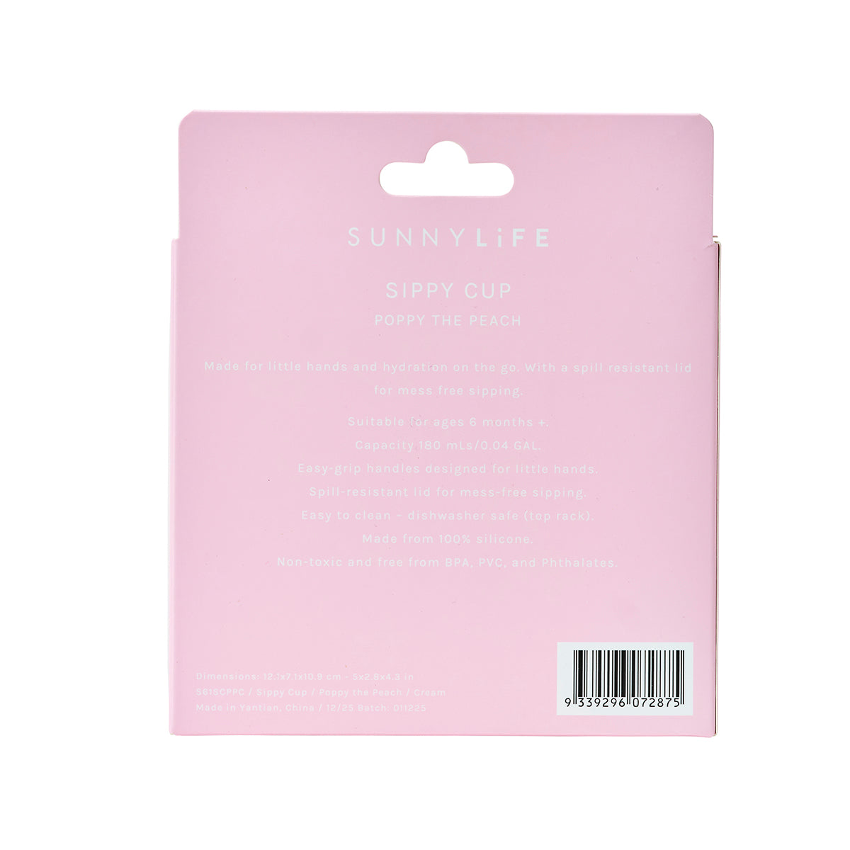Tudkop - Sippy Cup - Poppy the Peach