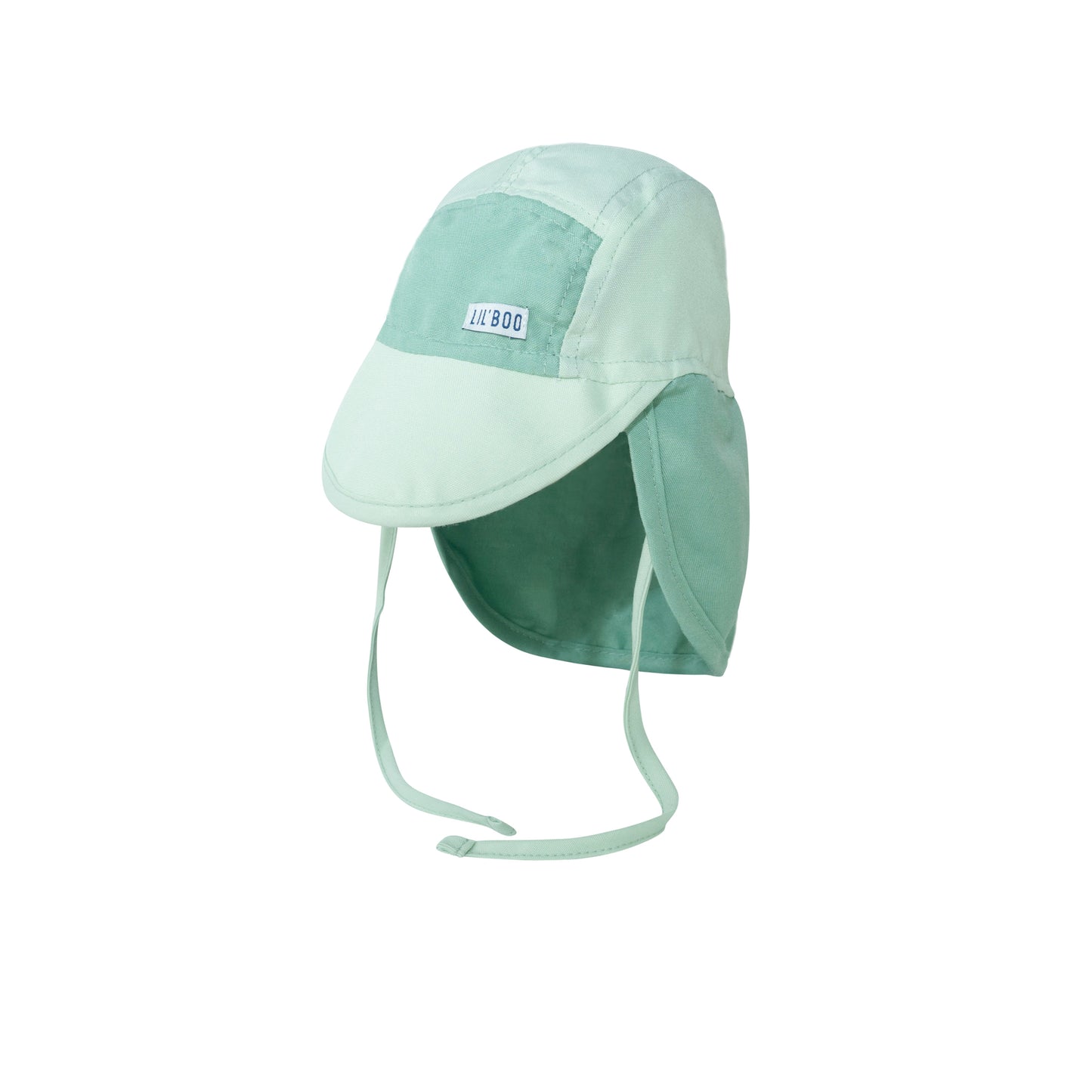 Lil' Boo Soft Baby Sun Cap - Block Green (UV)