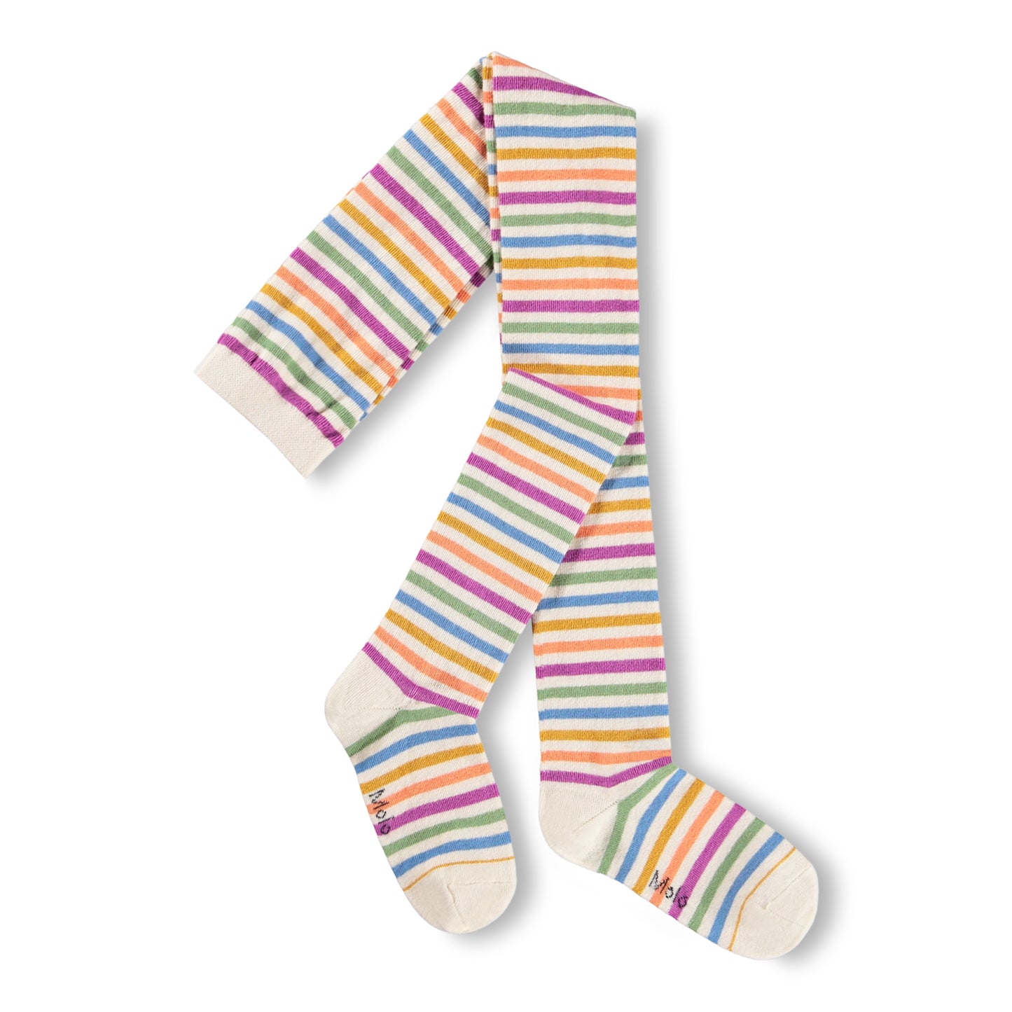 Strømpebukser - Stripy Tights -  Mini Rainbow