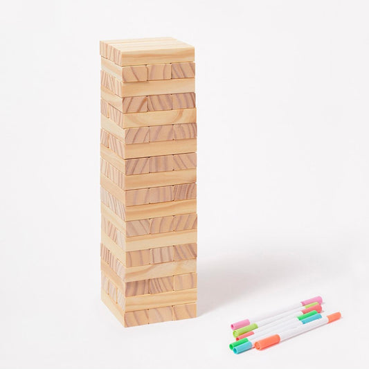 Sunny Life - Colour-In Jumbling Tower Set Majorelle - Klodsmajor