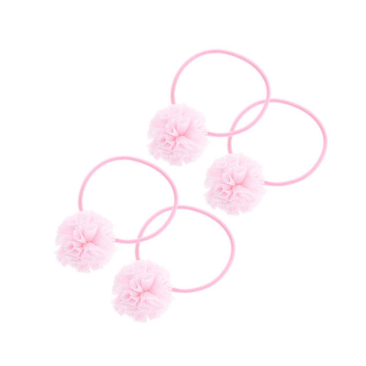 Svea Hårelastikker - Lyserød (4 pak)