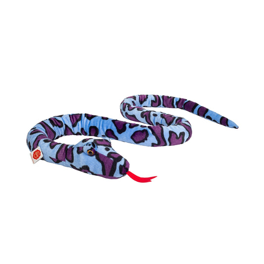 Slange bamse blå-lilla 175 cm