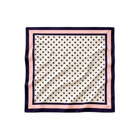 Tørklæde - Navy/Rosa