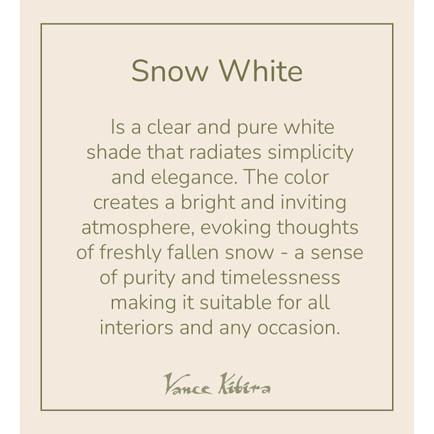 Timber® bloklys, Snow White 8cm x 15cm