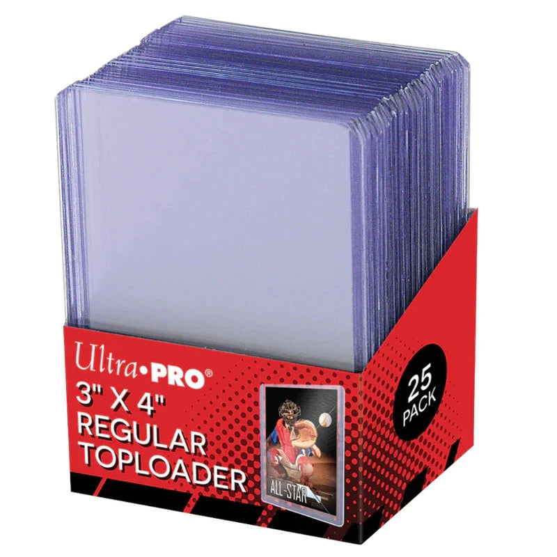 Ultra Pro Clear Regular Toploaders - 25 stk. - 68 x 88 mm