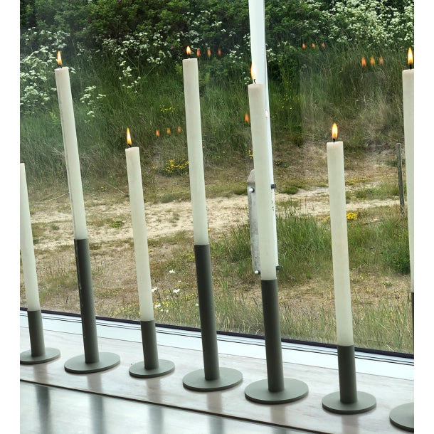 Vienna Taper Lysestage -  light brown - D8 x H9 cm