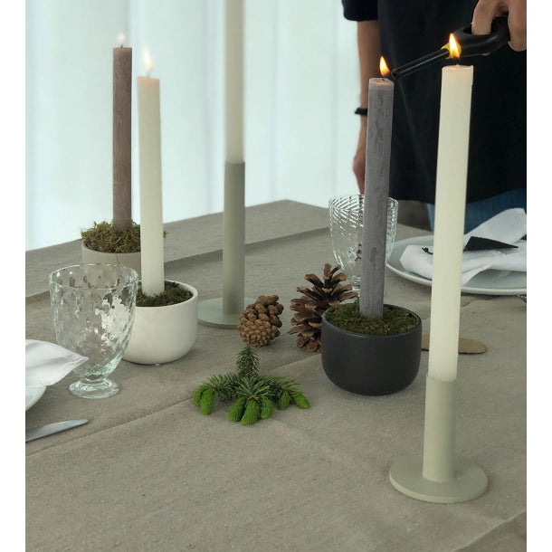 Vienna Taper Lysestage -  light brown - D8 x H9 cm