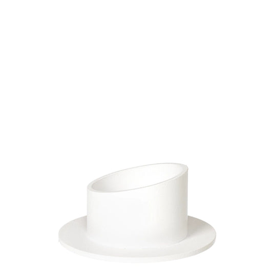 Vienna Iron Candle Holder, white D9,5 x H4 cm