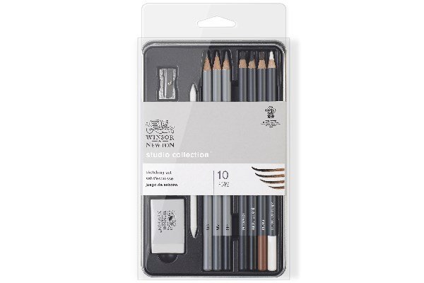 Winsor Newton Sketching pencil 10pcs in tin box