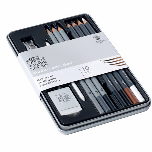 Winsor Newton Sketching pencil 10pcs in tin box