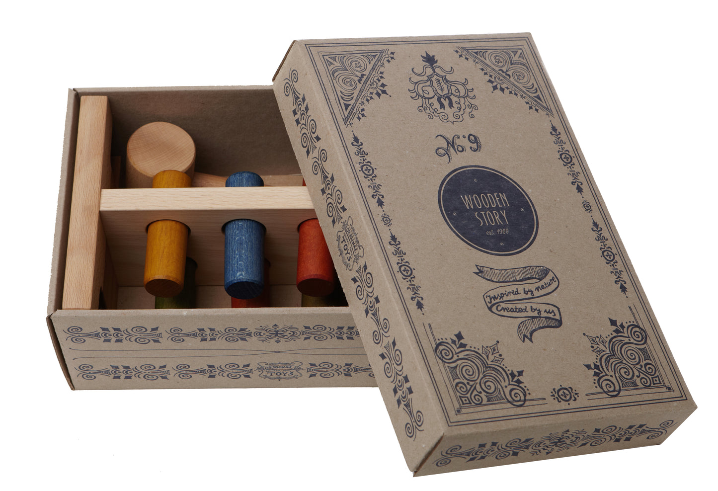 Wooden Story Rainbow Hammerbræt
