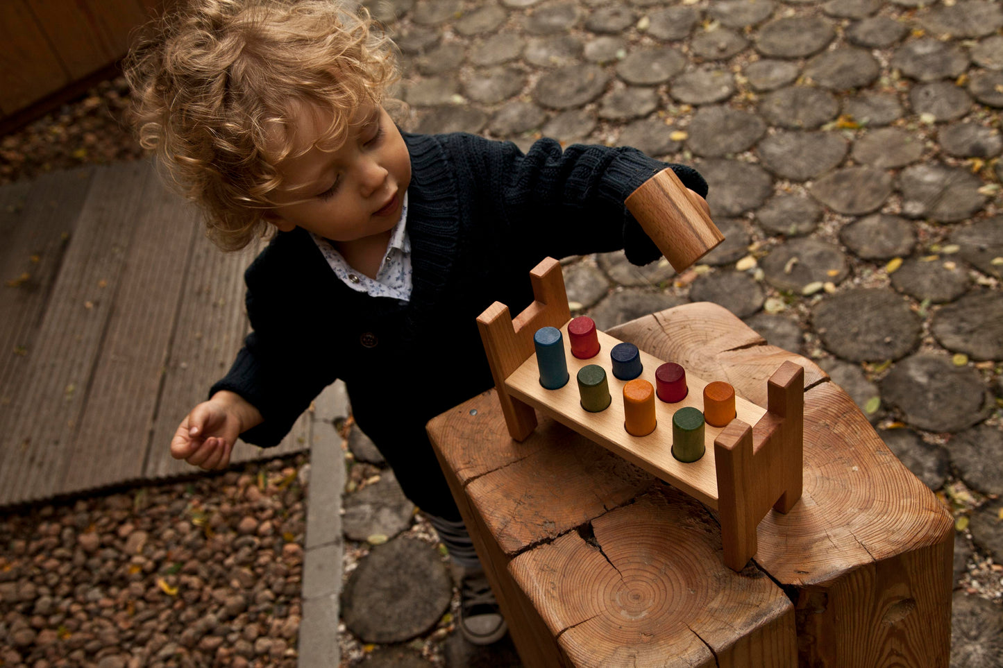 Wooden Story Rainbow Hammerbræt