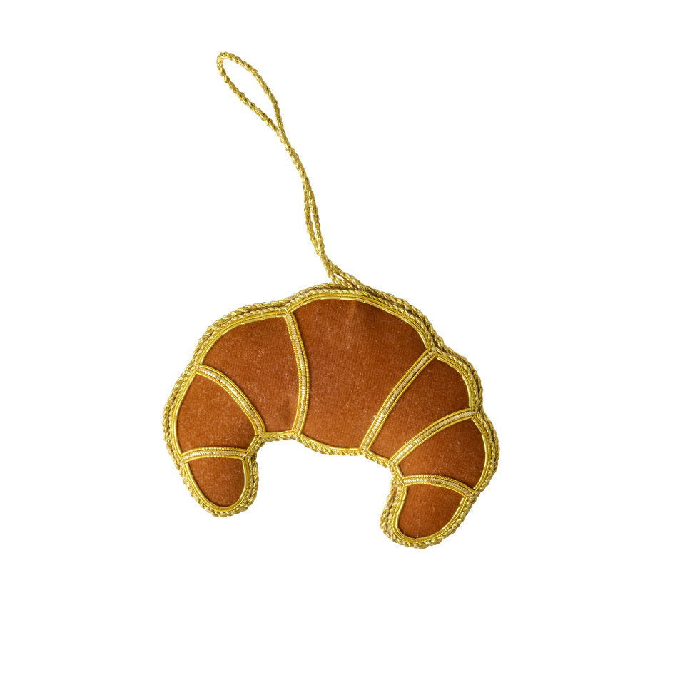 Croissant Julepynt - Brun