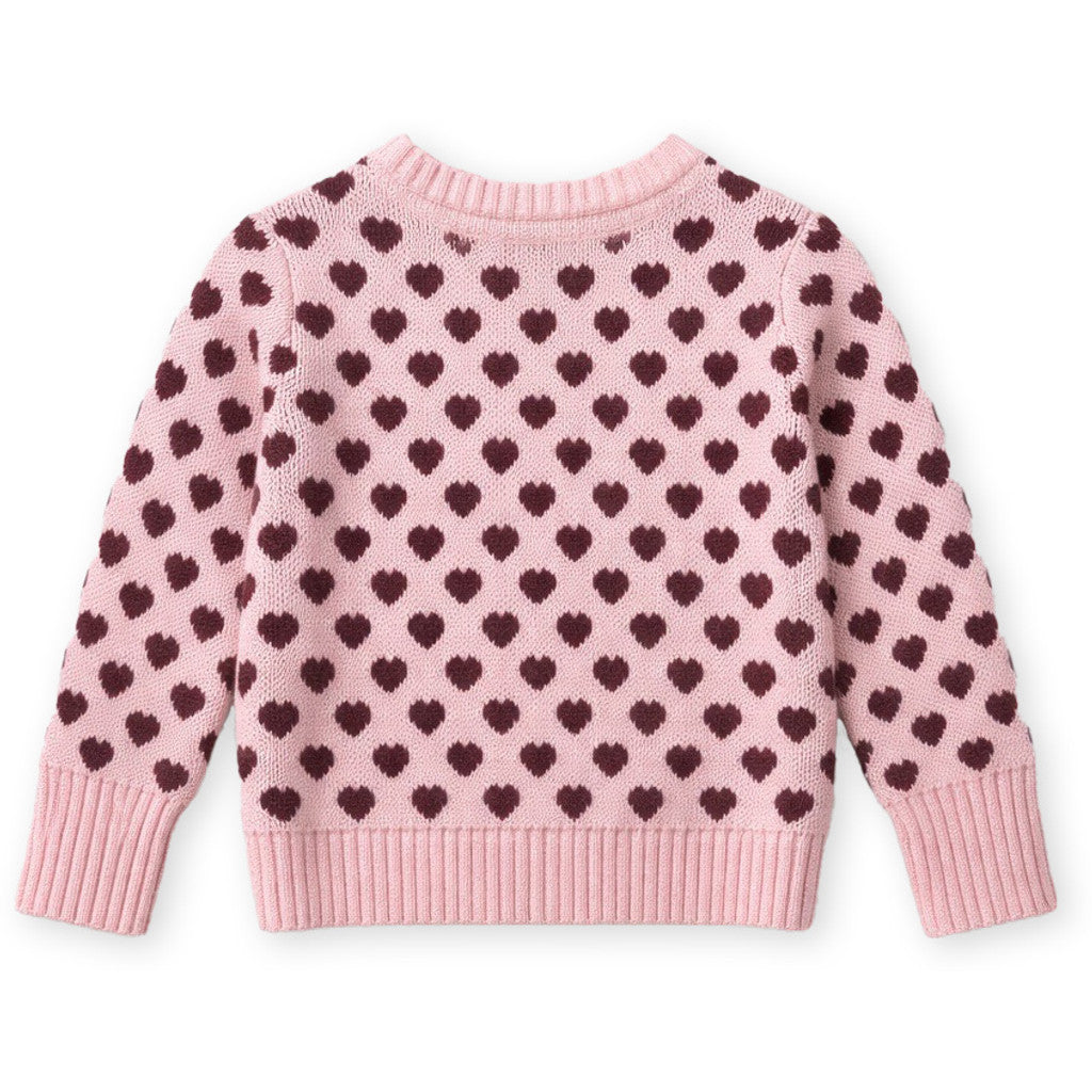 FLIINK -  JANIE CASHMERE HEART PULLOVER