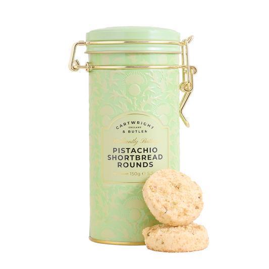 C&B Pistachio shortbread tin 150g