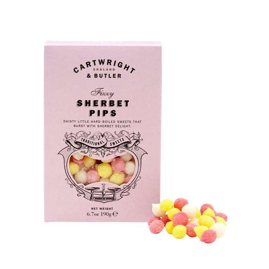 C&B Sherbet Pips Sweets Carton - 190 g
